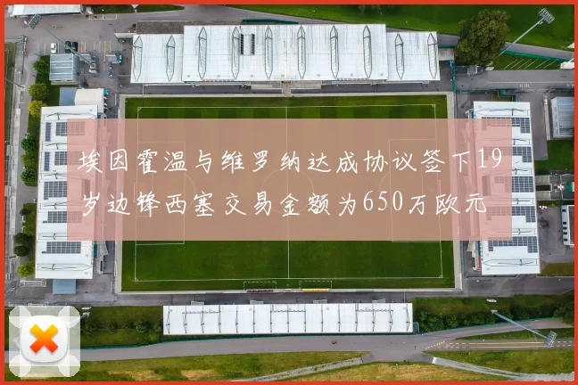 埃因霍温与维罗纳达成协议签下19岁边锋西塞交易金额为650万欧元